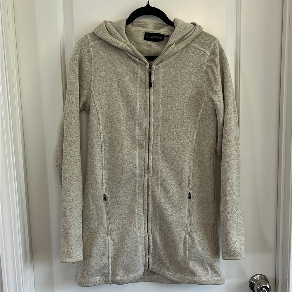 DKR & Company fitted hooded jacket size small